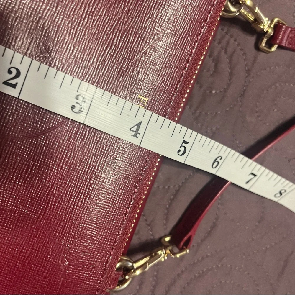 FURLA Riva/shoulder bag/leather/RED/solid color - Picture 9 of 9